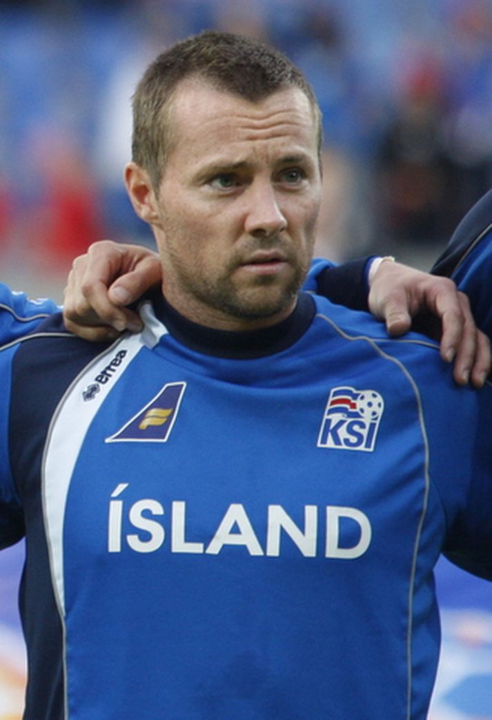 Veigar Páll Gunnarsson var liðtækur í handboltanum á sínum yngri árum. 