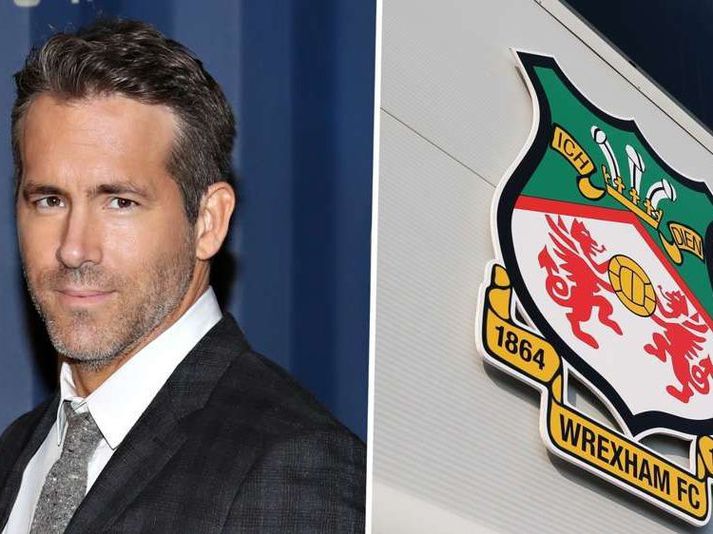 Ryan Reynolds er eigandi og stuðningsmaður Wrexham sem spilar í ensku E-deildinni.