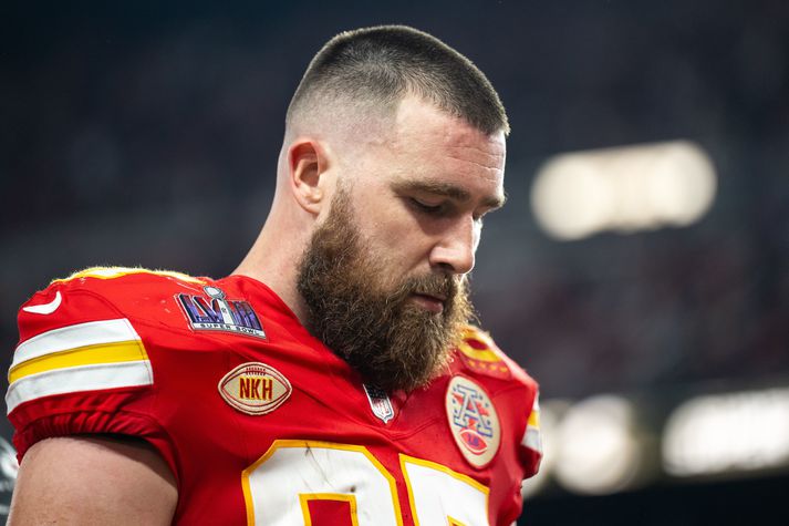  Travis Kelce og félagar í Kansas City Chiefs eru ekki sáttir með eiganda félagsins.