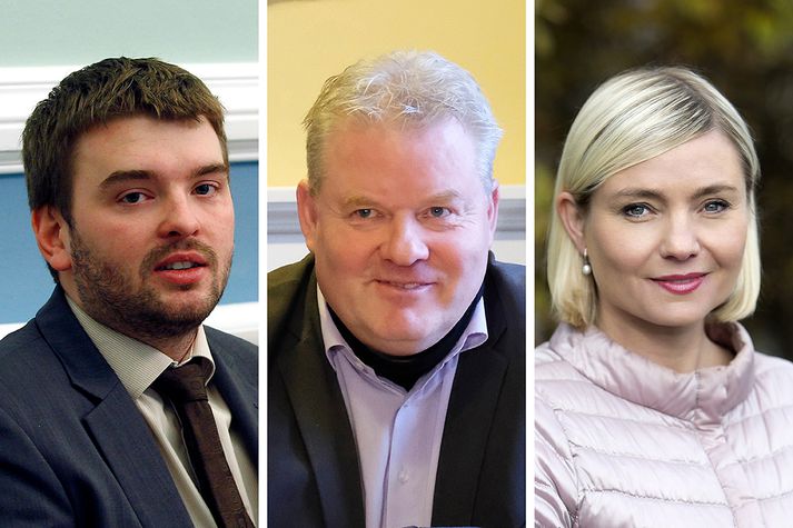 Ásmundur Einar Daðason, Sigurður Ingi Jóhannsson og Lilja Alfreðsdóttir verða ráðherrar Framsóknarflokksins í nýrri ríkisstjórn.