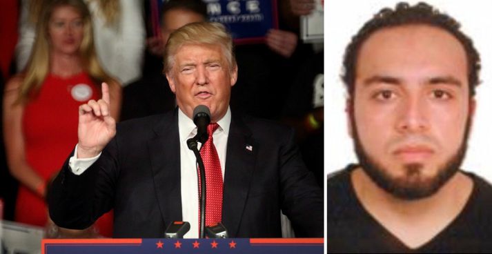 Donald Trump og Ahmad Khan Rahami.