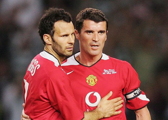 Ryan Giggs og Roy Keane voru samherjar hjá Manchester United