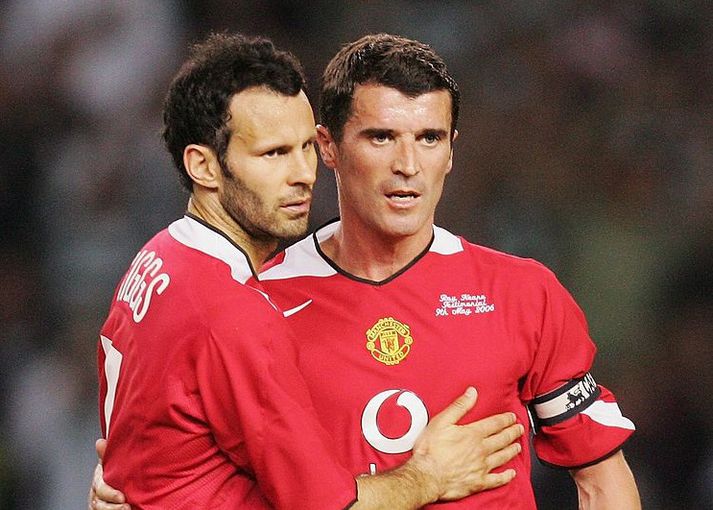 Ryan Giggs og Roy Keane voru samherjar hjá Manchester United