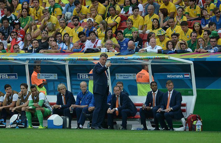 Van Gaal stýrði Hollendingum á HM 2014