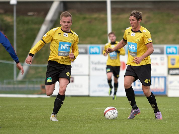 Hjörtur Júlíus Hjartarson og Gary Martin.