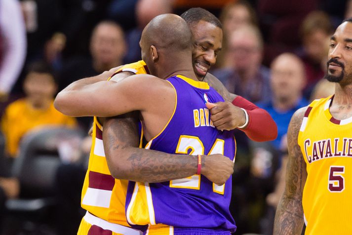 Kobe Bryant og LeBron James.