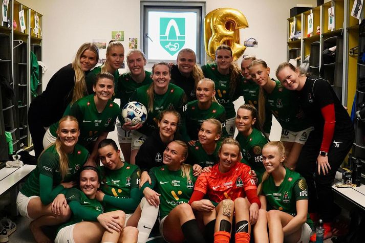 Berglind Björg er orðin markahæst Blika.
