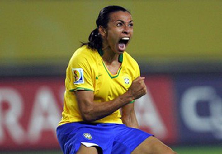 Marta fór á kostum í dag