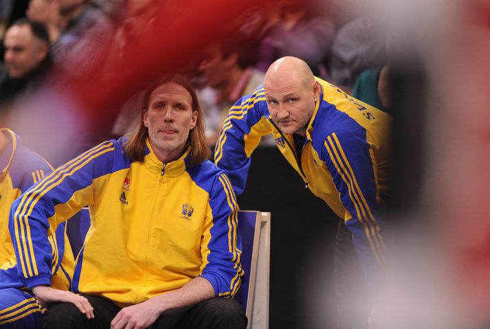 Staffan Olsson og Ola Lindgren eru í stóru hlutverki á HM í Svíþjóð en þeir stýra liði gestgjafanna á heimsmeistaramótinu.