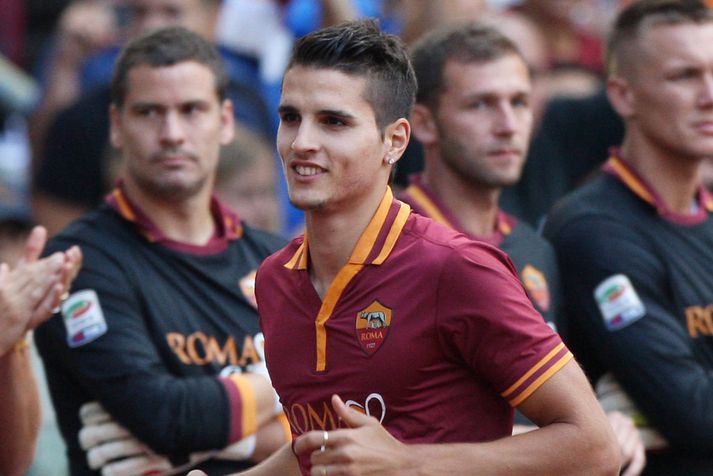 Erik Lamela í leik með Roma