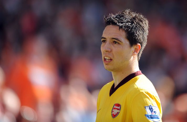 Samir Nasri í leik með Arsenal.