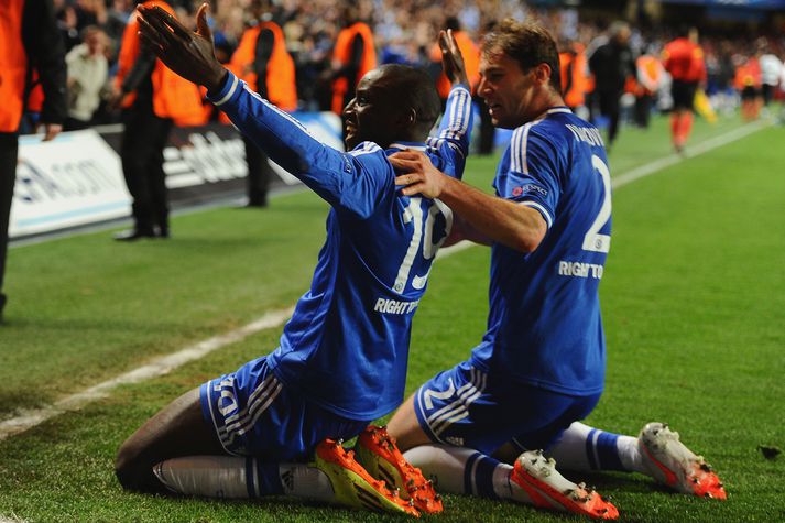 Demba Ba og Branislav Ivanovic