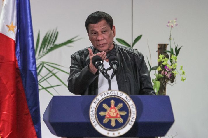 Rodrigo Duterte tók við embætti forseta Filippseyja síðasta sumar.