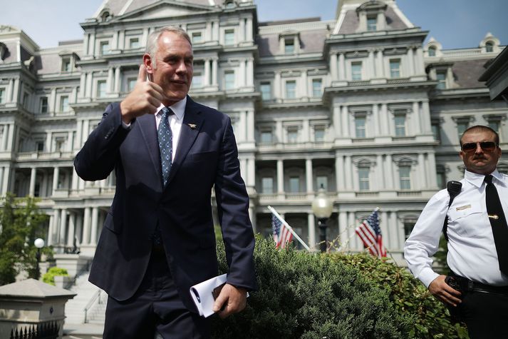 Ryan Zinke, fráfarandi innanríkisráðherra Bandaríkjanna.