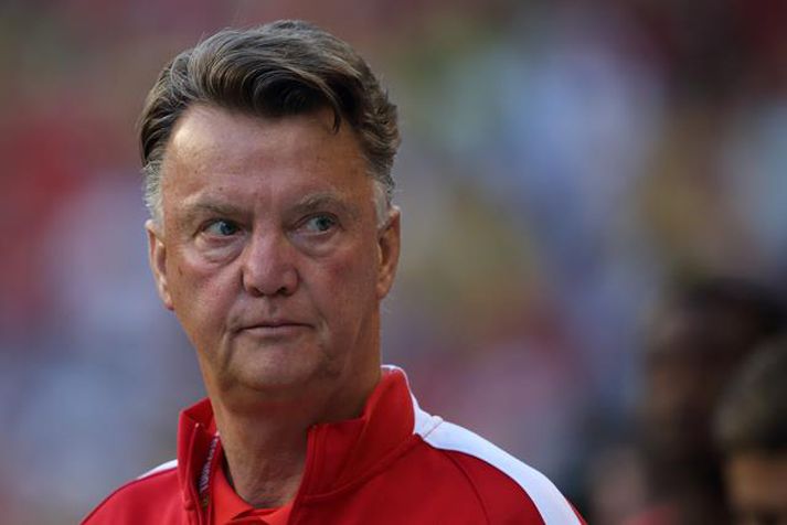 Van Gaal lýsti yfir óánægju með ástand vallarins í Seattle.