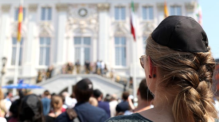 Frá samkomu þýskra gyðinga í borginni Bonn í fyrra.