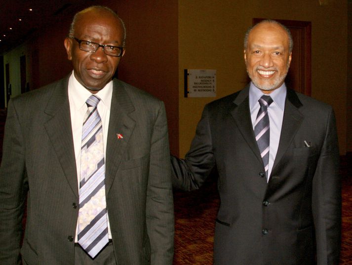 Mohamed bin Hammam og Jack Warner.