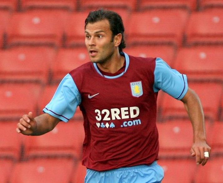 Patrik Berger í leik með Aston Villa árið 2007.