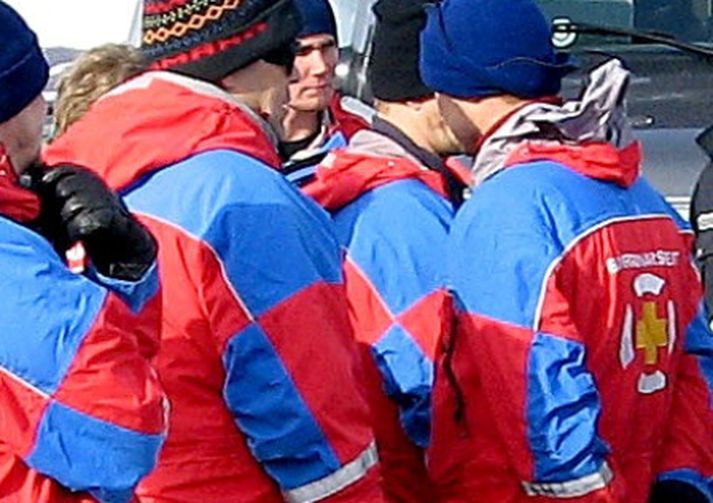 Fjöldi björgunarsveitarmanna leita Andrésar.