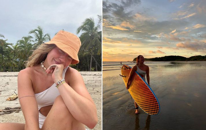 Sambandsslit urðu kveikjan að því að Lára fór ein út í heim - og hún sér ekki eftir þeirri ákvörðun.