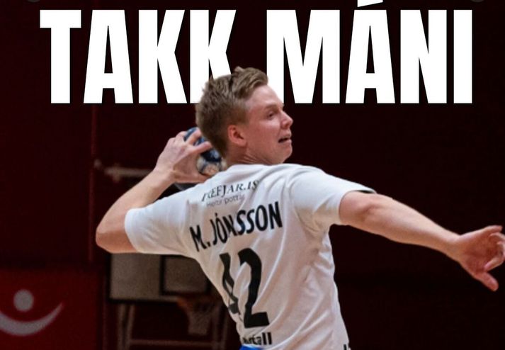 Kristófer Máni er hættur í handbolta í bili. 