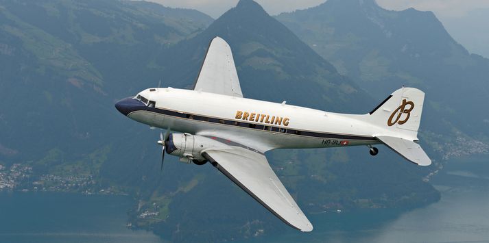 Douglas DC 3-vélin var smiðuð árið 1940.