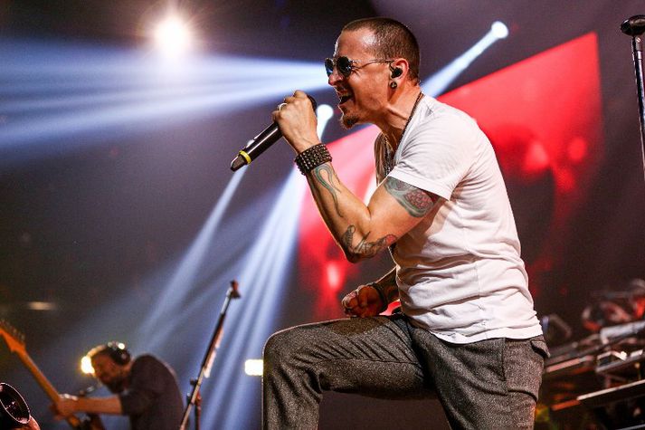 Chester Bennington var 41 árs þegar hann lést.