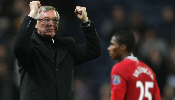 Sir Alex Ferguson, stjóri Manchester United.