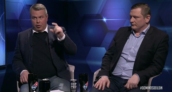 Jón Halldór Eðvaldsson og Kristinn Friðriksson