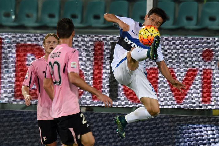 Úr leik Palermo og Inter.