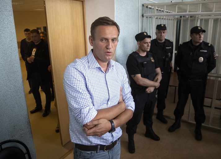 Navalní sér ekki eftir mótmælaaðgerðum sínum.