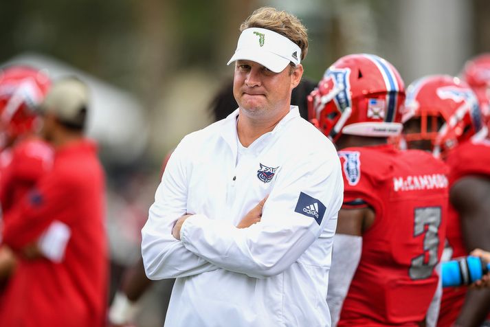 Bandaríski fótboltaþjálfarinn Lane Kiffin.