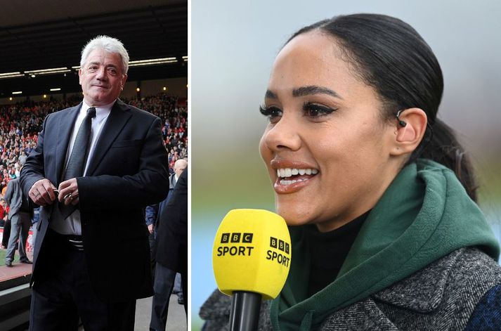 Kevin Keegan á erfitt með að hlusta á Alex Scott og aðrar konur fjalla um enska karlalandsliðið í fótbolta.