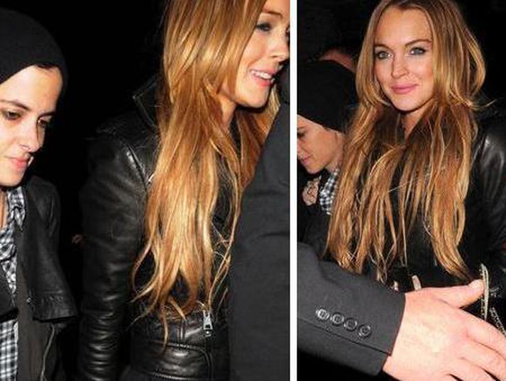 Lindsay Lohan og Samantha Ronson.