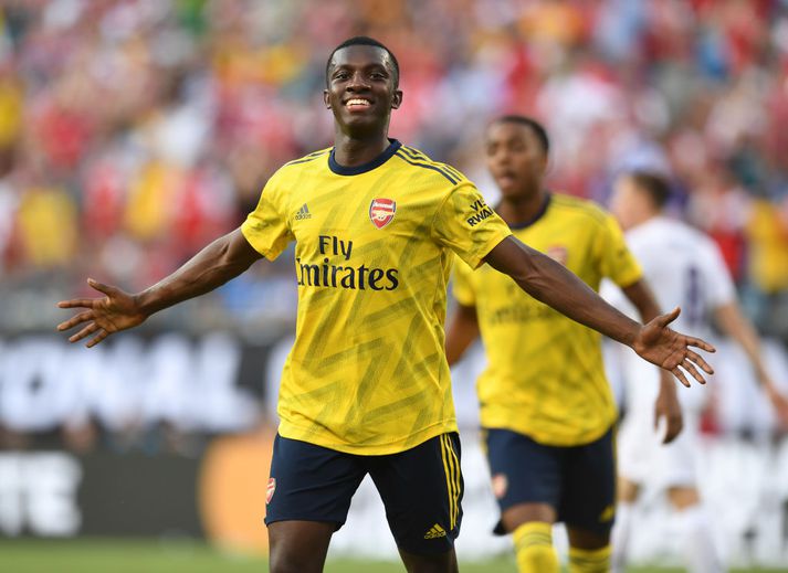 Eddie Nketiah að stimpla sig inn hjá Arsenal