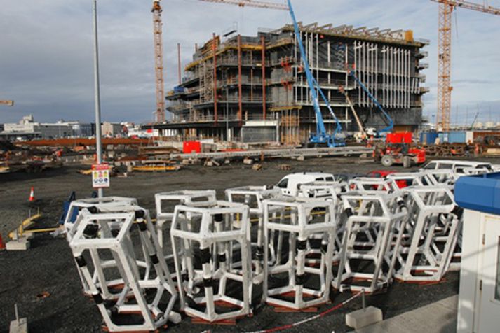 Svisslendingar munu byggja tónlistarhúsið Hörpuna. Mynd/ GVA.
