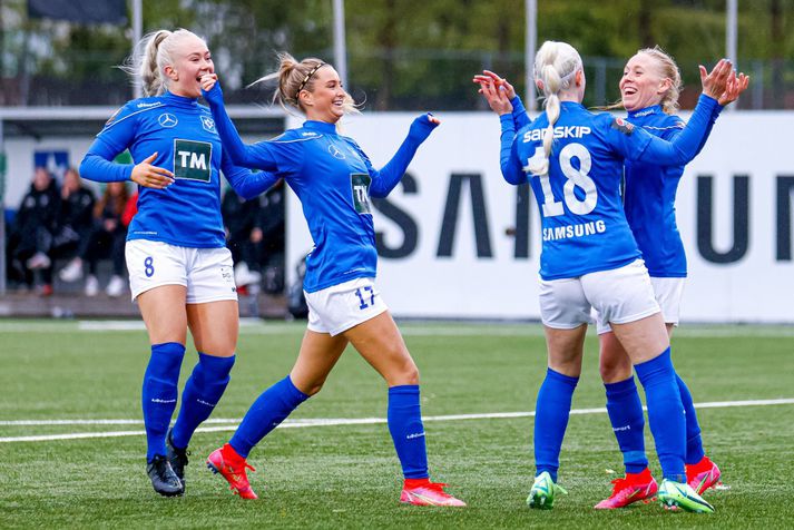 Stjarnan gerði 3-3 jafntefli við Breiðablik í dag.