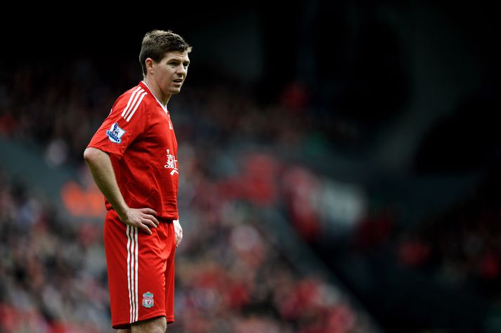 Steven Gerrard gerði ansi slæm mistök í dag.
