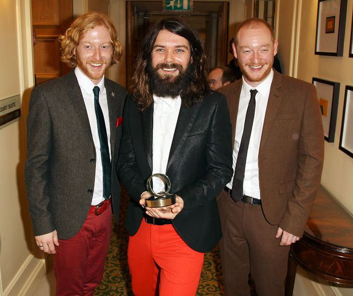 Strákarnir í Biffy Clyro voru valdir besta tónleikasveitin og þykja vel að heiðrinum komnir.