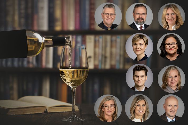 Ráðherrarnir fengu bæði bækur og vín.