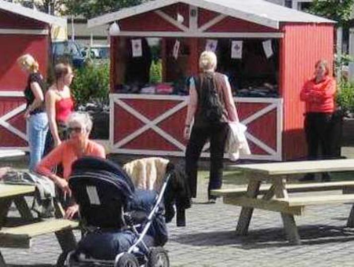 Sumarmarkaður í Hafnfarfirði.
