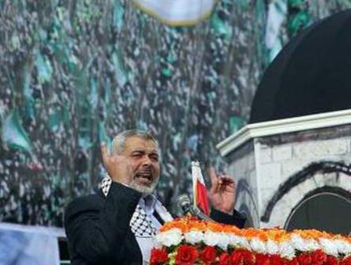 Ismail Haniyeh Leiðtogi Hamas ætlar ekki að láta sér nægja Gasa. Nordicphotos/AFP