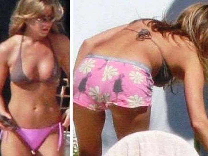 Jennifer Aniston bauð vinahópnum til Cabo San Lucas.