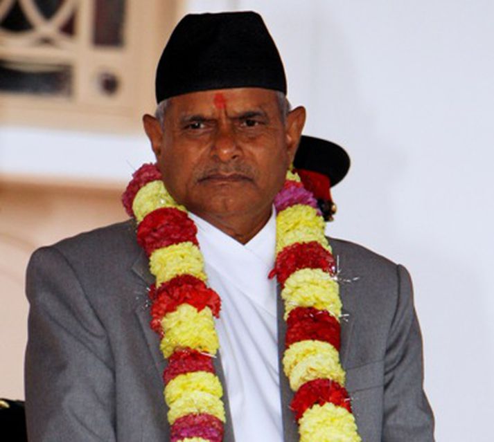 Ram Baran Yadav forseti Nepal.
