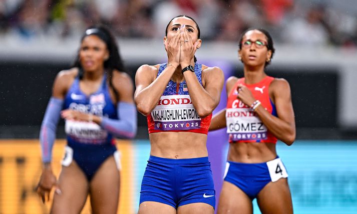 Sydney McLaughlin-Levrone er magnaður hlaupari. 
