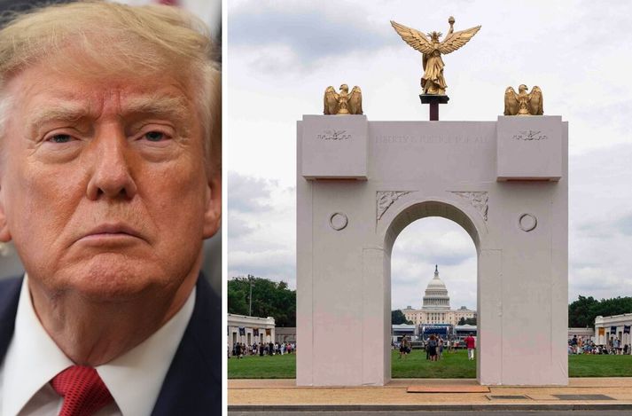 Donald Trump vill reisa eigin minnisvarða, því hann er sannfærður um að enginn annar muni gera það.
