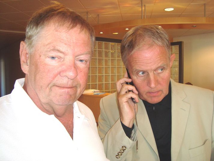 Ingvi Hrafn Jónsson og Randver Þorláksson leikari. MYND/Vísir.