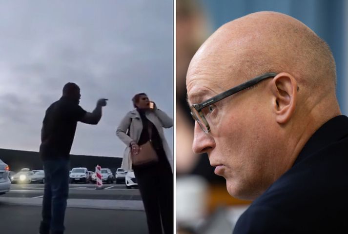 Eyjólfur Ármannsson samgönguráðherra segir að sér hafi verið brugðið þegar hann sá myndband af leigubílstjóra rífast við ferðamenn.