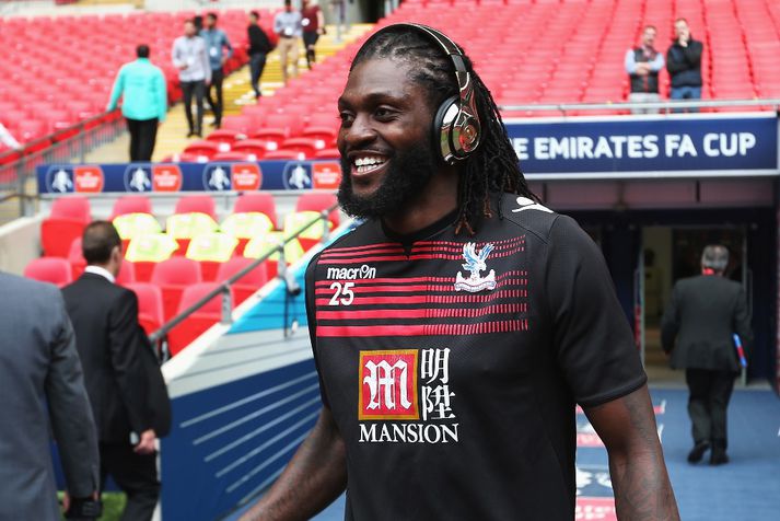 Adebayor lék með Crystal Palace á síðustu leiktíð