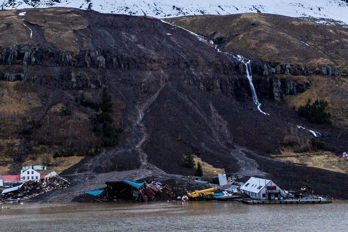 Aurskriðurnar sem hafa fallið hafa valdið gríðarlegum skemmdum.